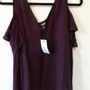Ana purple womens top Size Large BRAND NEW